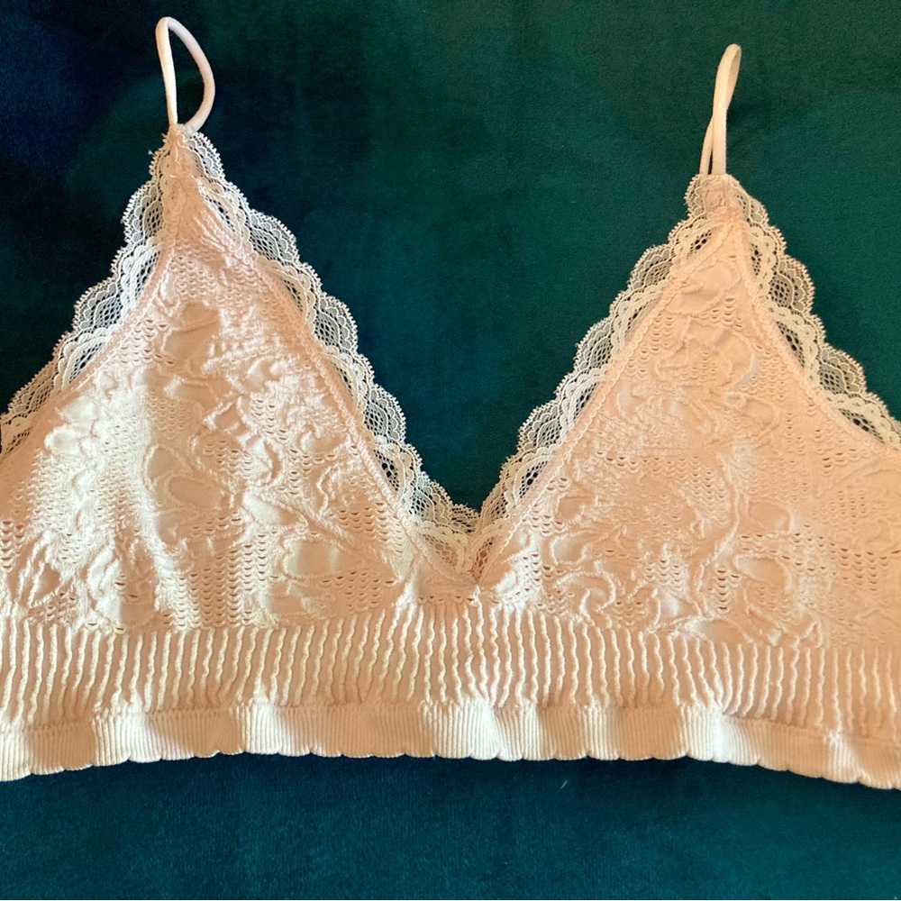 Pink Lace Bralette